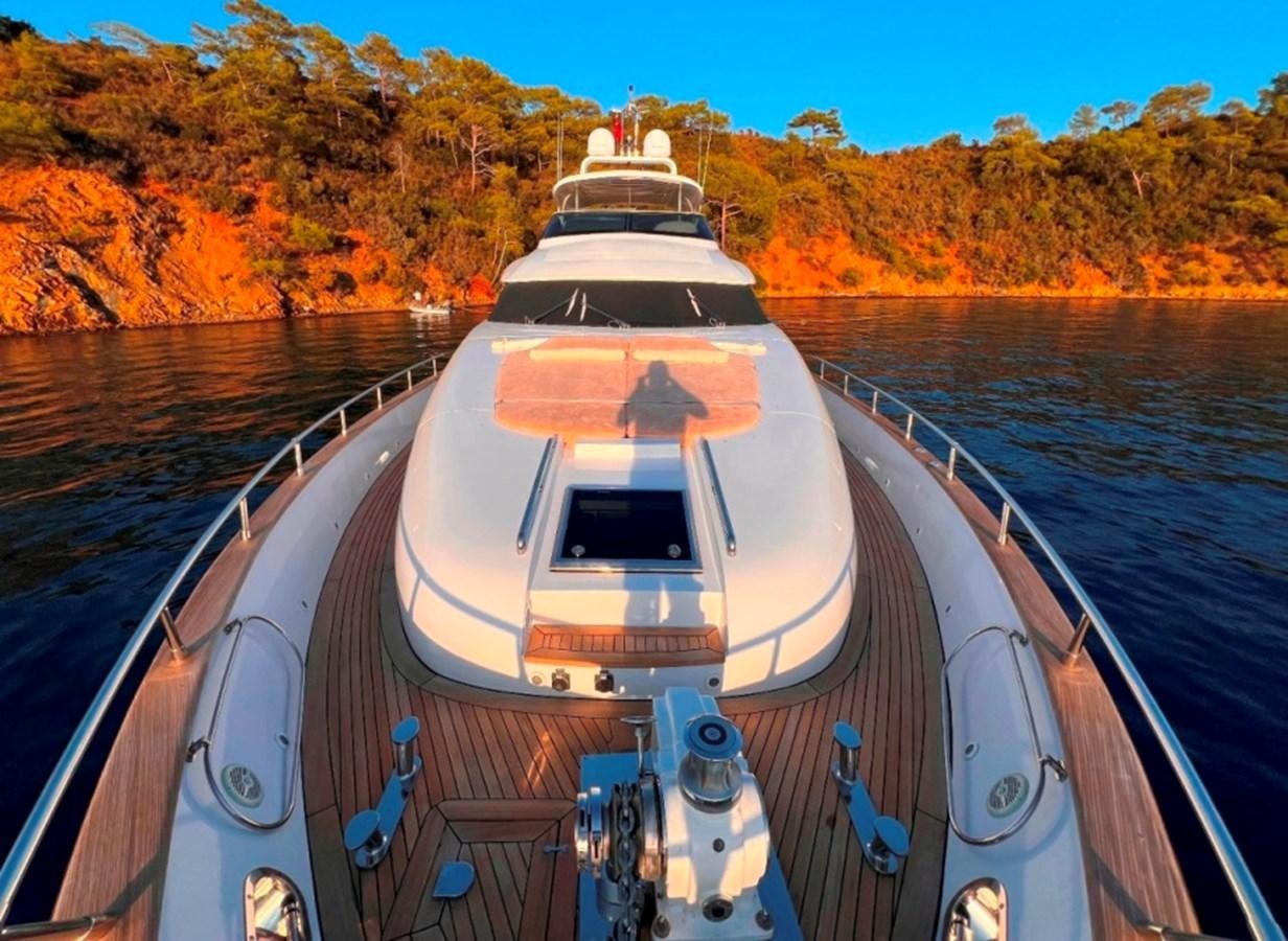 a boat on a river aboard MAIORA 26 Yacht for Sale