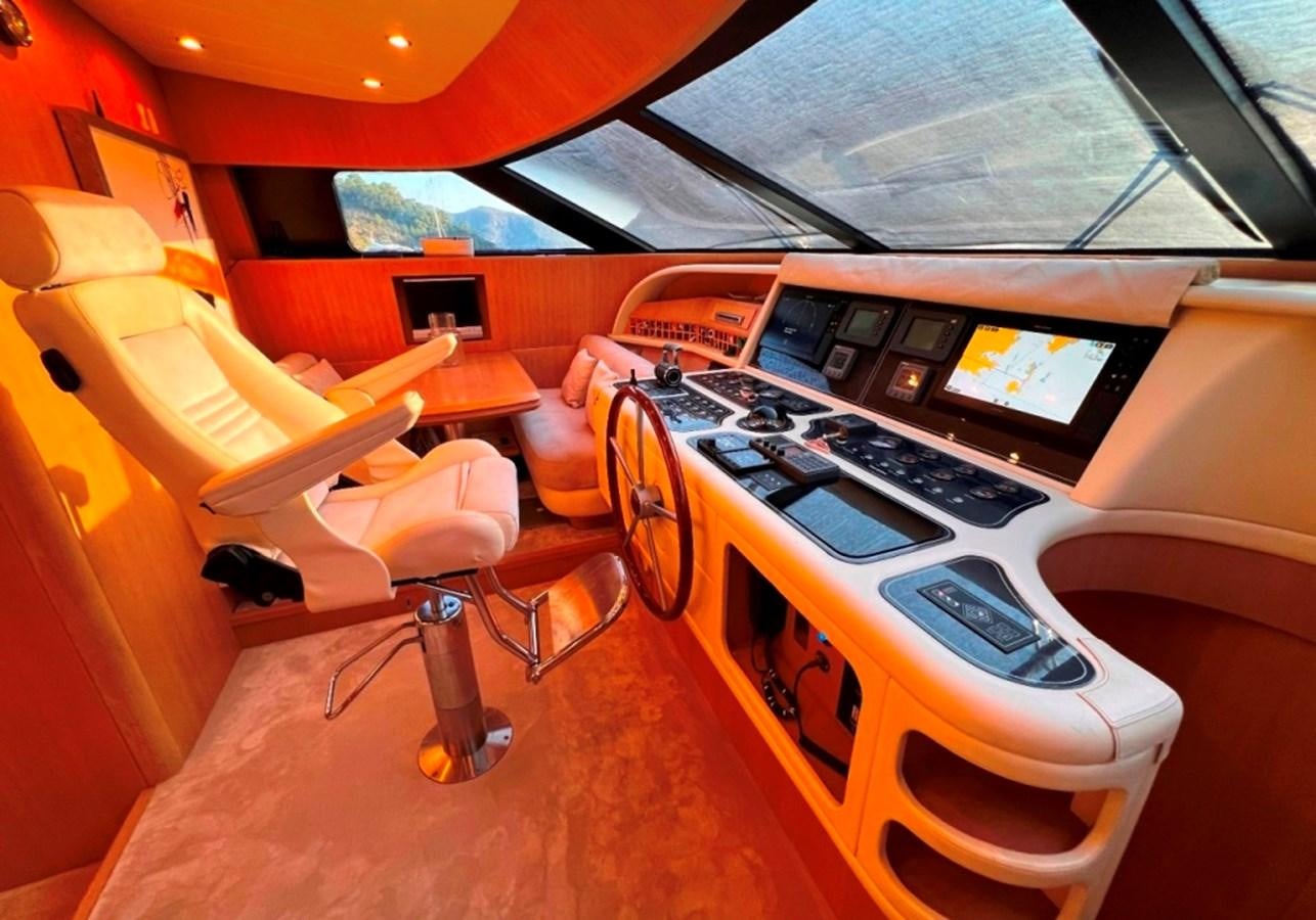inside of an airplane aboard MAIORA 26 Yacht for Sale