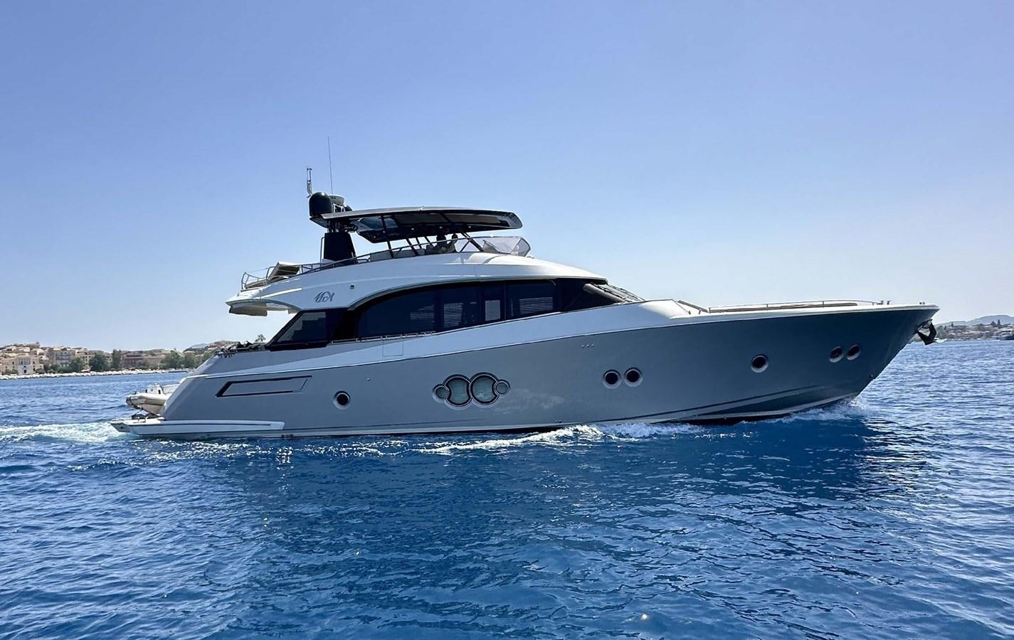 a boat on the water aboard TYCHE Yacht for Sale