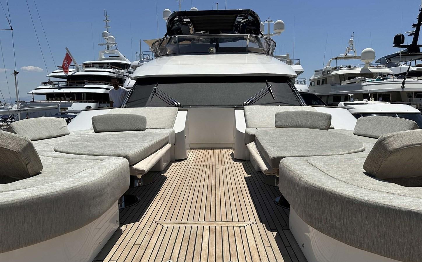a boat on the water aboard TYCHE Yacht for Sale
