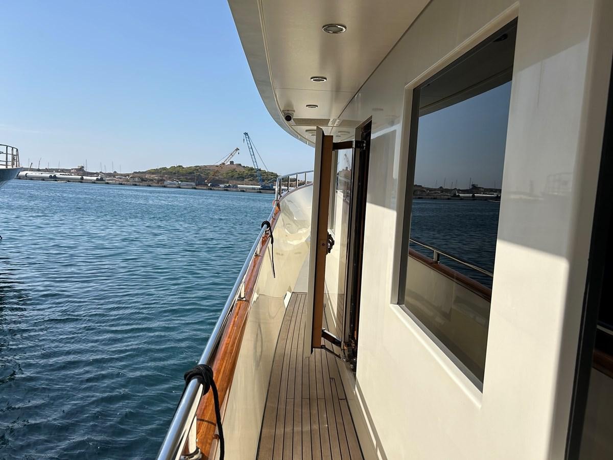 a boat on the water aboard WHISPER Yacht for Sale