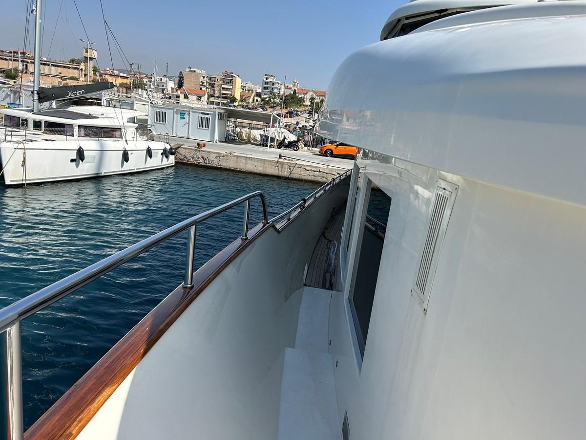 a boat on the water aboard WHISPER Yacht for Sale
