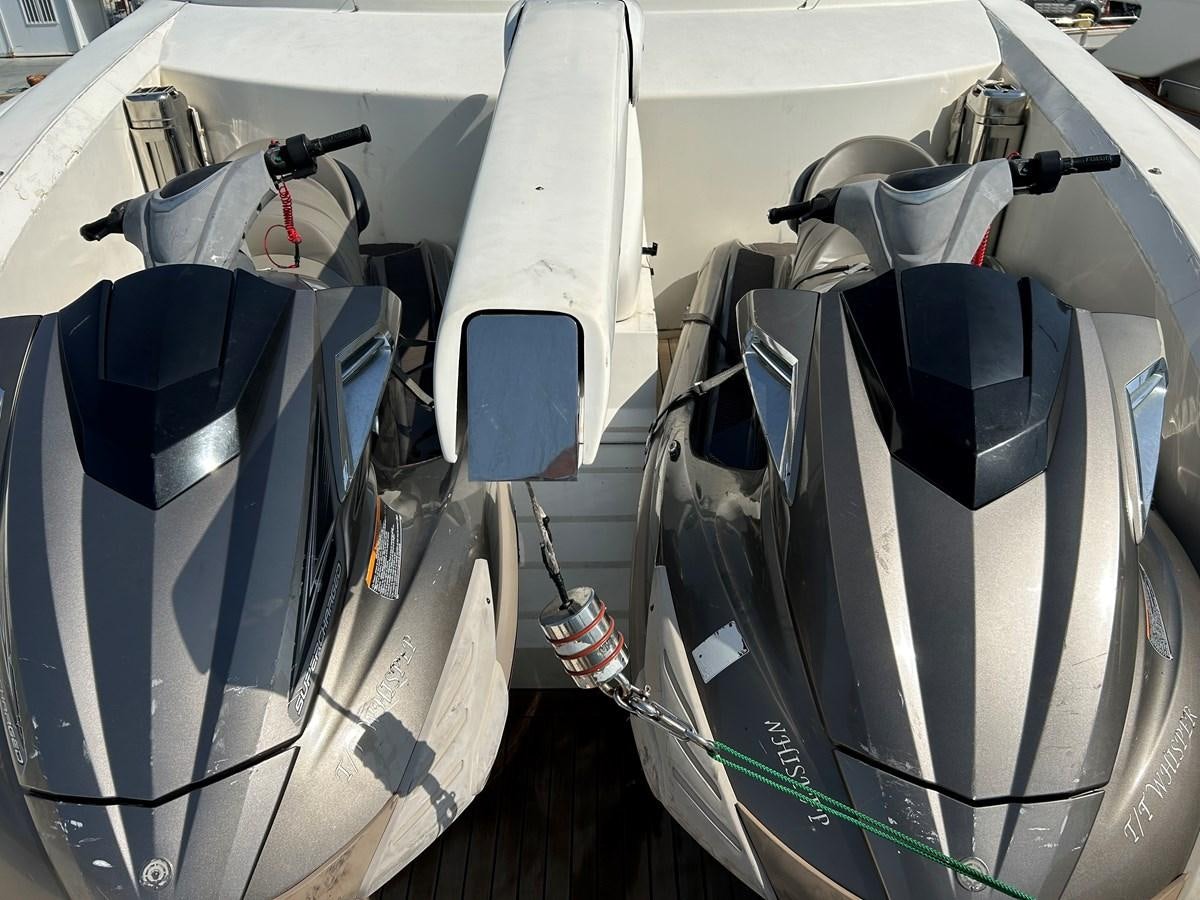 a group of boats in a row aboard WHISPER Yacht for Sale