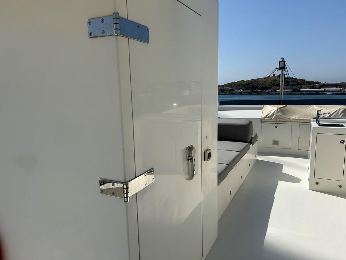 a large white machine aboard WHISPER Yacht for Sale