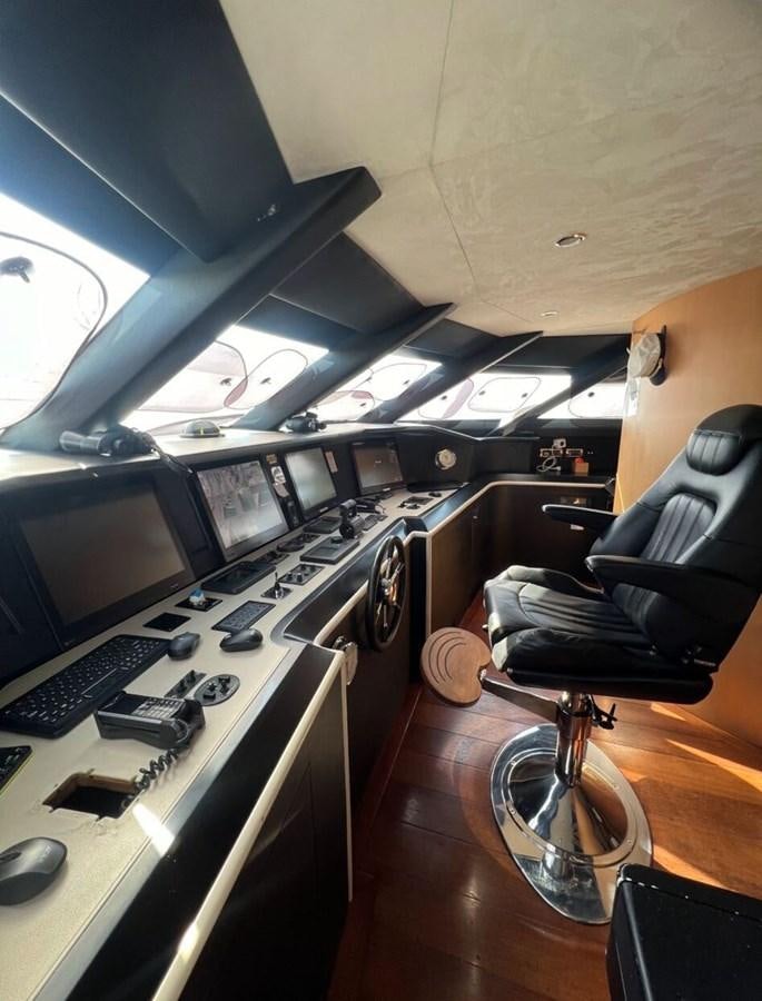 inside of an airplane aboard WHISPER Yacht for Sale