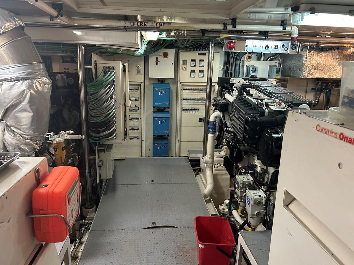 a room full of equipment aboard WHISPER Yacht for Sale