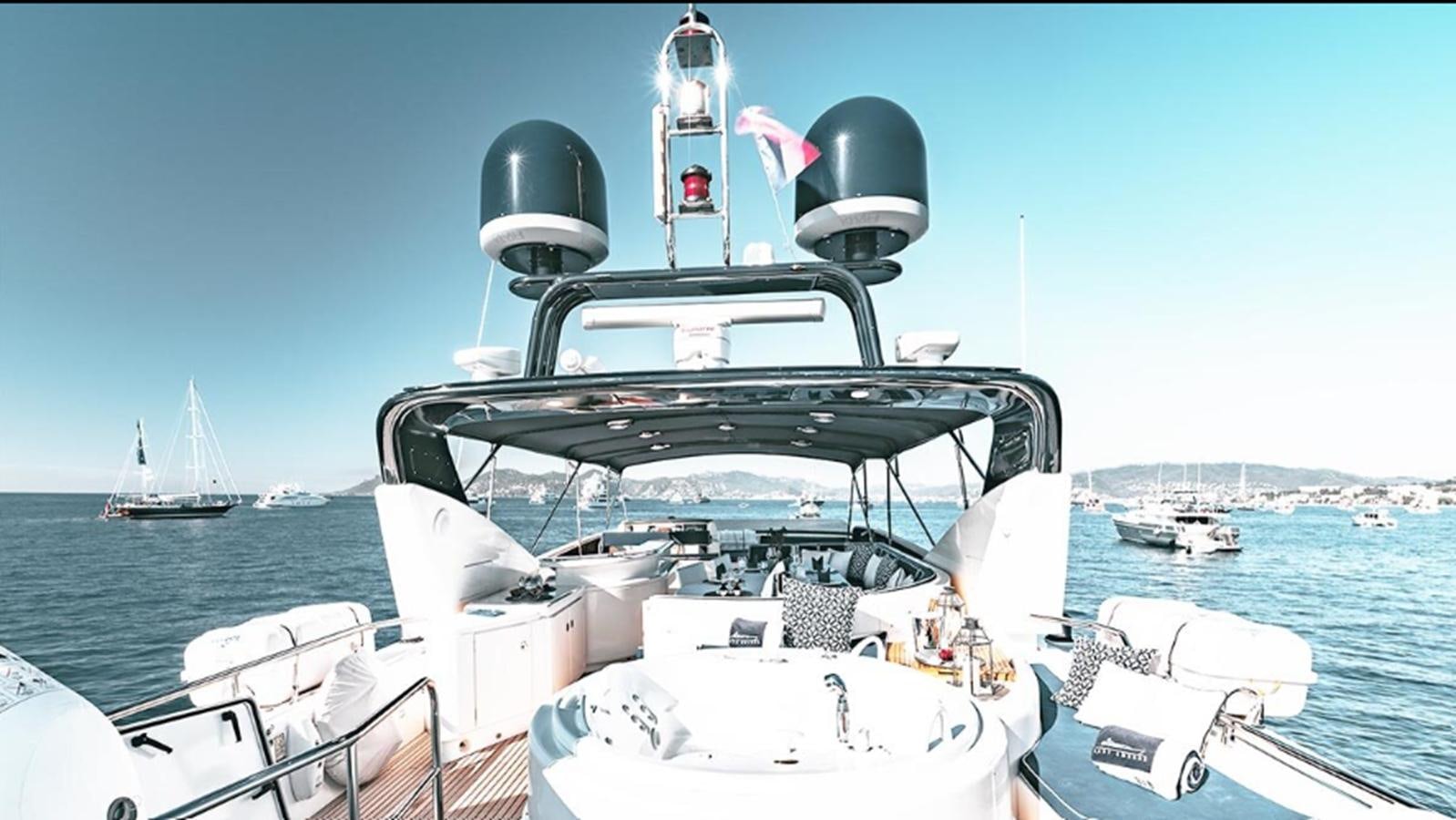 a boat on the water aboard COUACH 3000 FLY Yacht for Sale