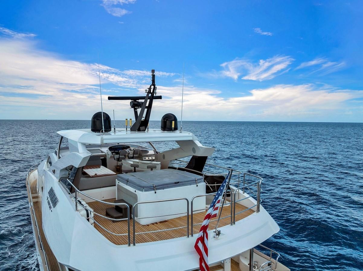 a boat on the water aboard 2018 SUNSEEKER 95 YACHT Yacht for Sale