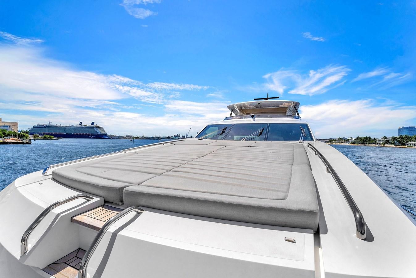 a boat on the water aboard 2018 SUNSEEKER 95 YACHT Yacht for Sale