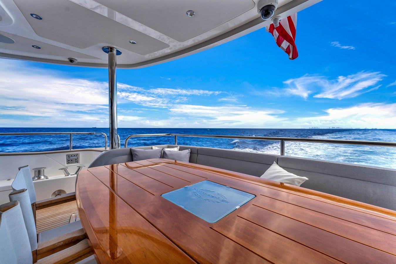 a boat on the water aboard 2018 SUNSEEKER 95 YACHT Yacht for Sale