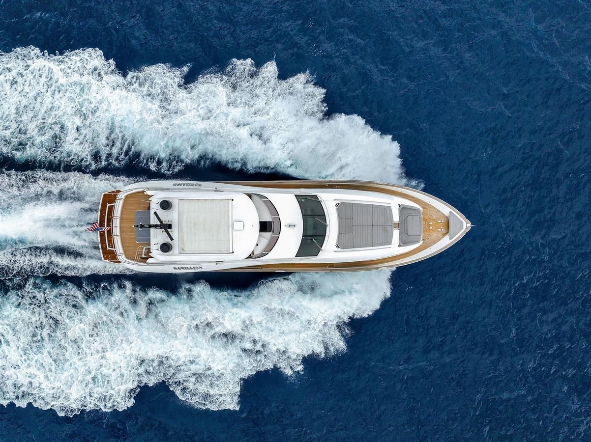 a ship in the ocean aboard 2018 SUNSEEKER 95 YACHT Yacht for Sale