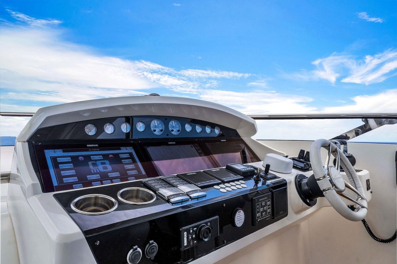 the cockpit of a plane aboard 2018 SUNSEEKER 95 YACHT Yacht for Sale