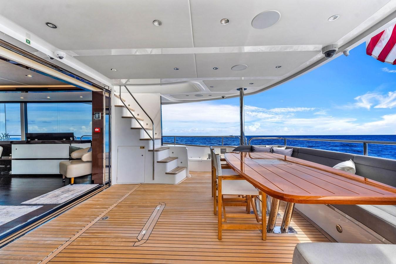 a deck on a boat aboard 2018 SUNSEEKER 95 YACHT Yacht for Sale