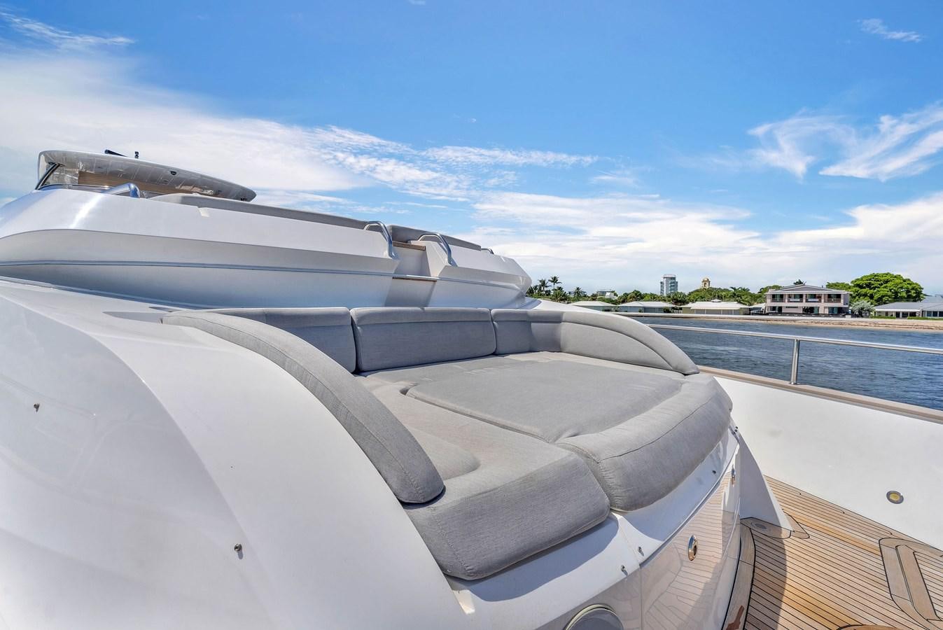 a boat on the water aboard 2018 SUNSEEKER 95 YACHT Yacht for Sale