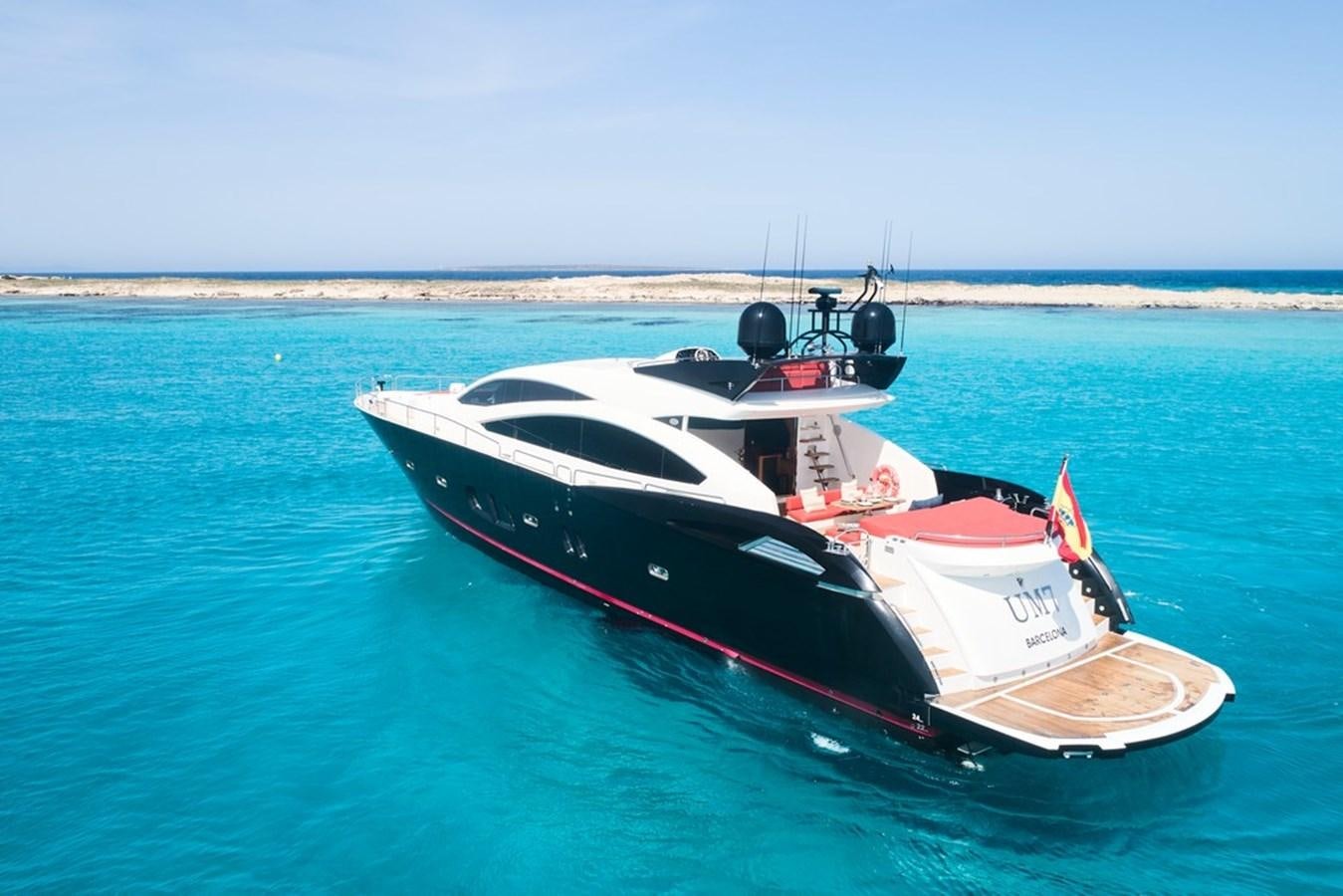 a boat in the water aboard SUNSEEKER PREDATOR 92 Yacht for Sale