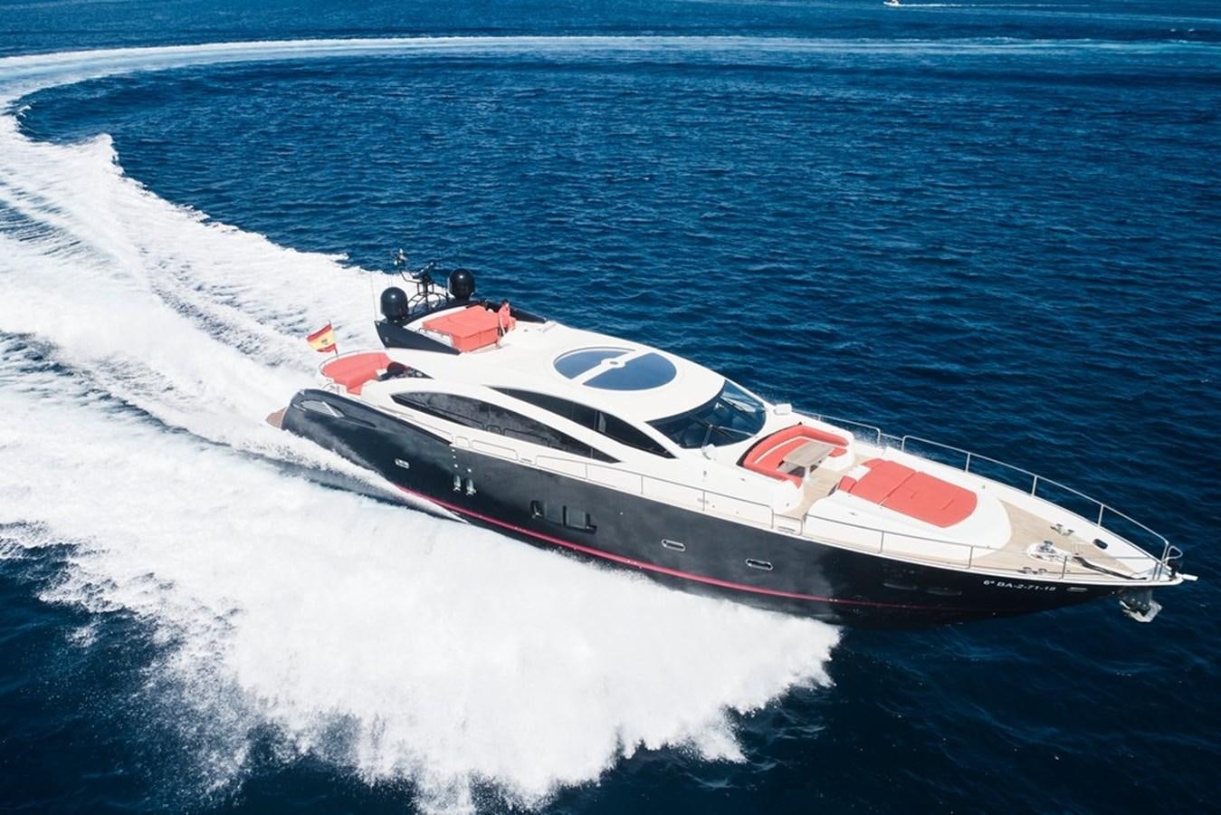 a boat on the water aboard SUNSEEKER PREDATOR 92 Yacht for Sale