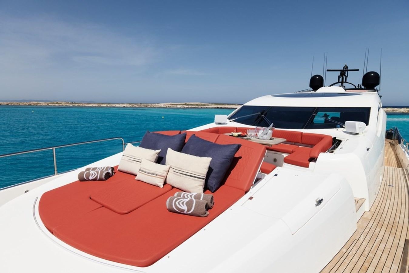 a boat on the water aboard SUNSEEKER PREDATOR 92 Yacht for Sale