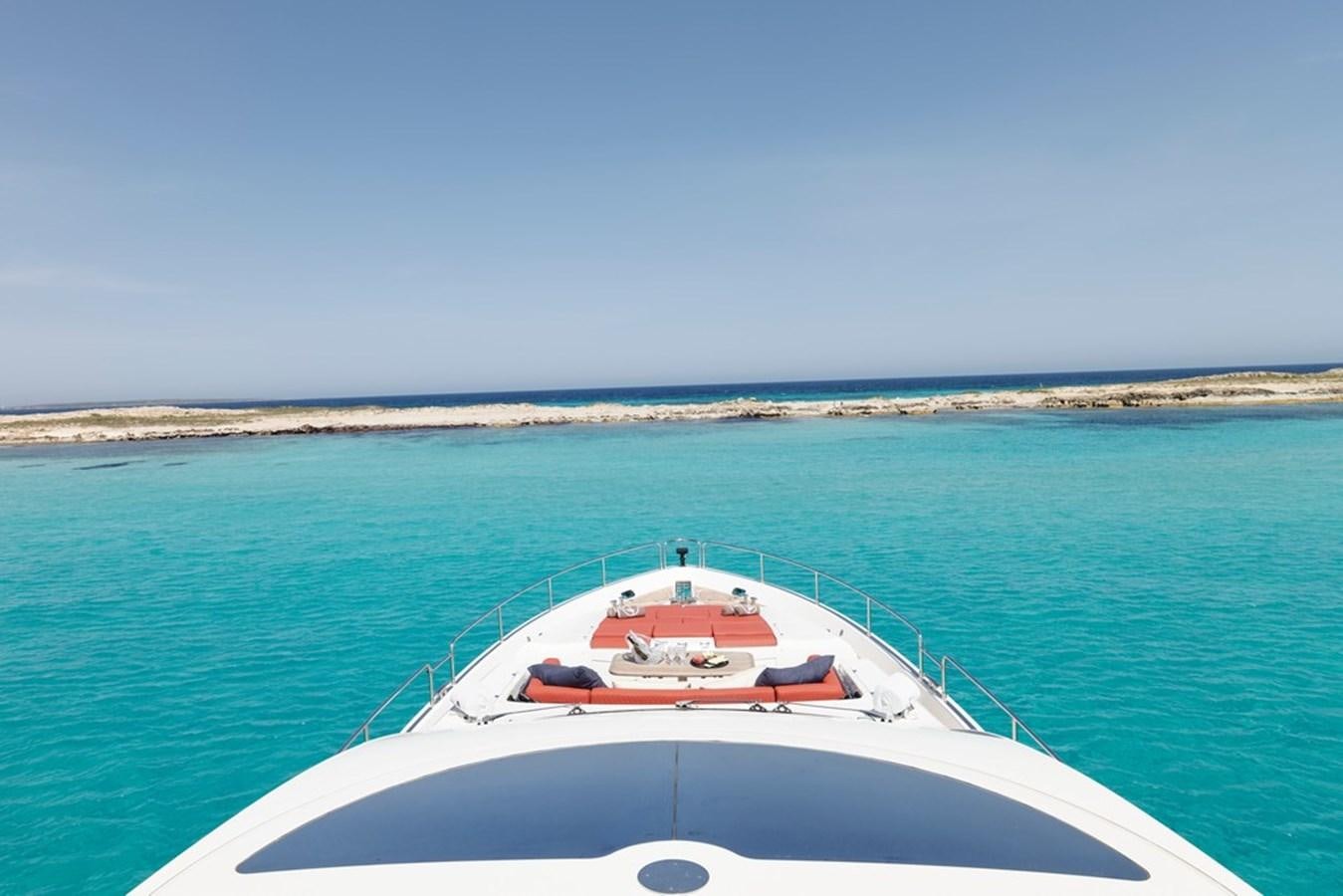 a boat on the water aboard SUNSEEKER PREDATOR 92 Yacht for Sale