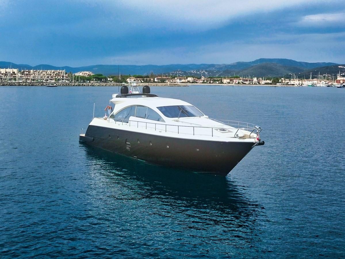 a white yacht in the water aboard MEMORY Yacht for Sale