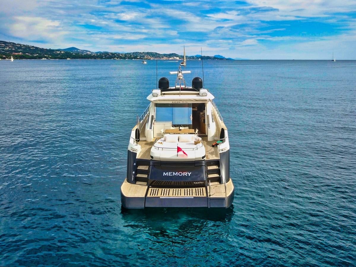 a boat in the water aboard MEMORY Yacht for Sale