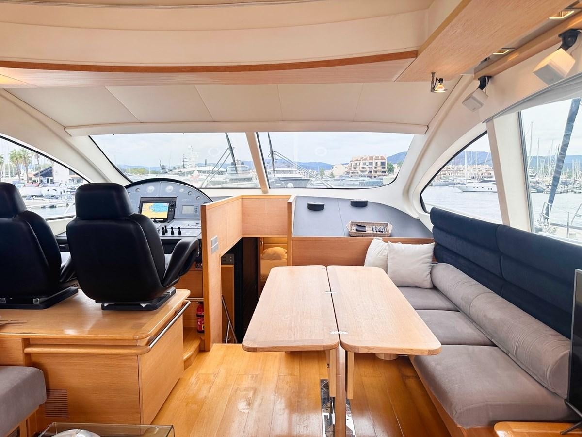 inside of a car aboard MEMORY Yacht for Sale