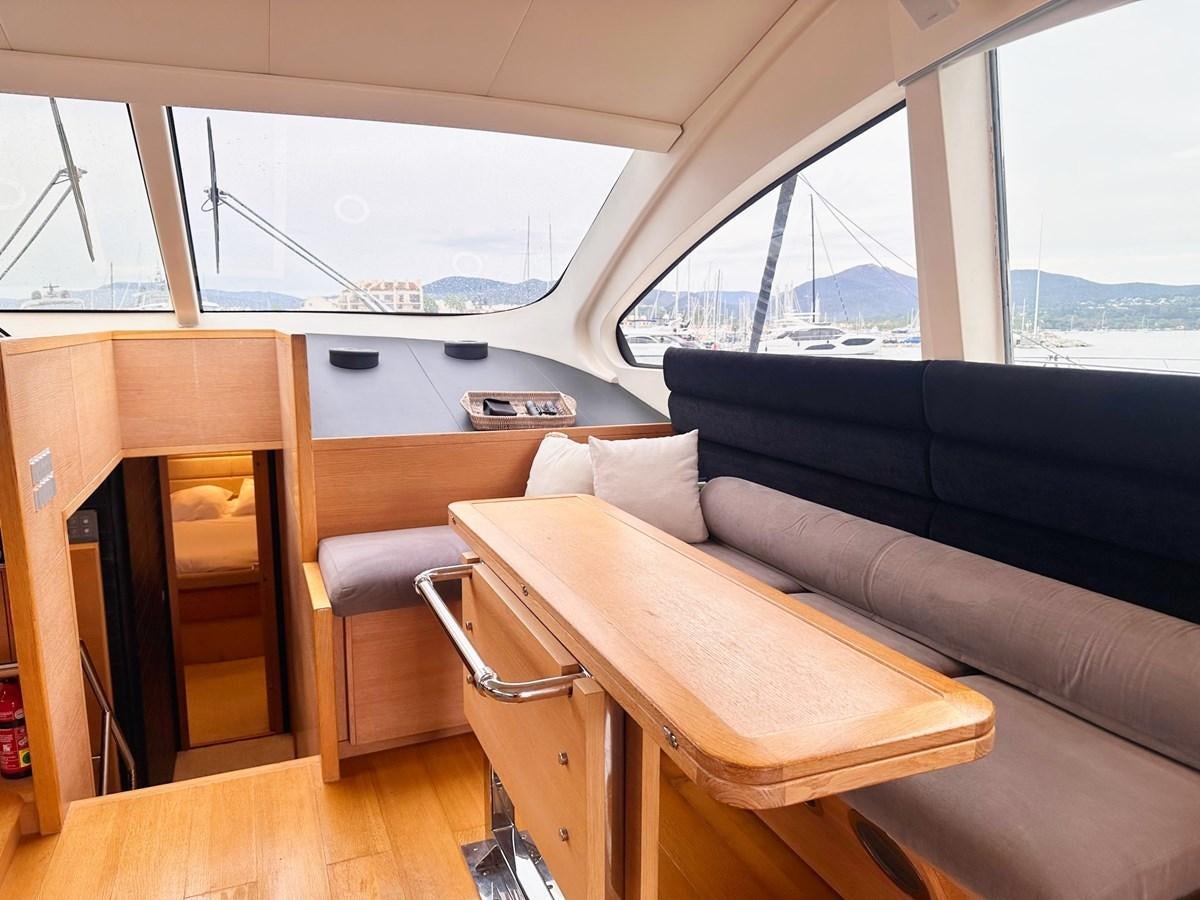 inside of a vehicle aboard MEMORY Yacht for Sale