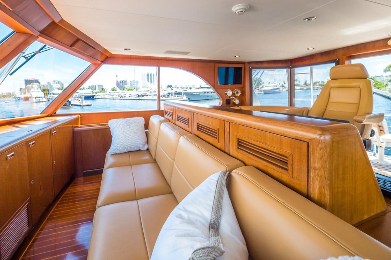 inside of a car aboard THANKS BUDS Yacht for Sale