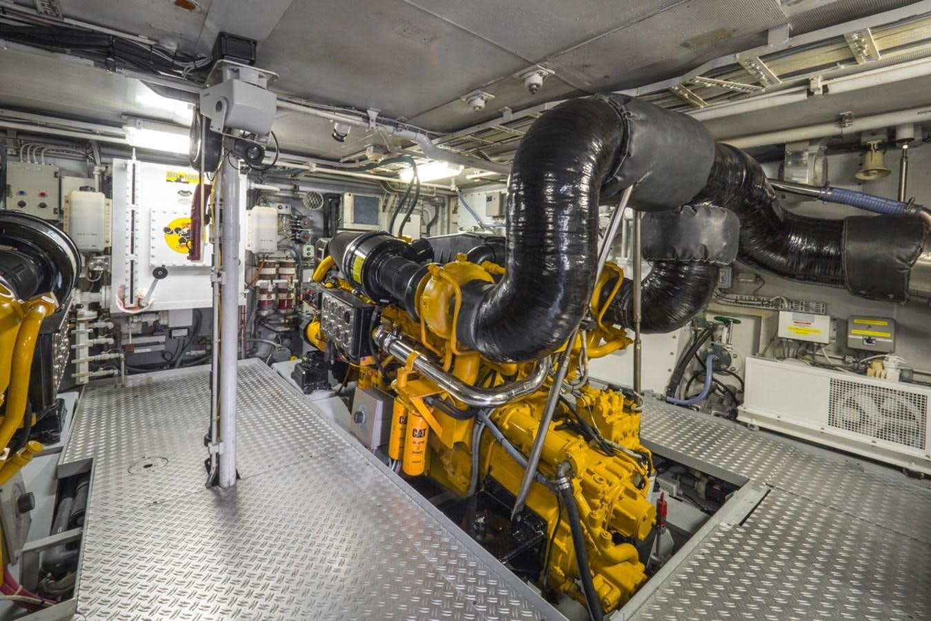 a large machine in a factory aboard THANKS BUDS Yacht for Sale