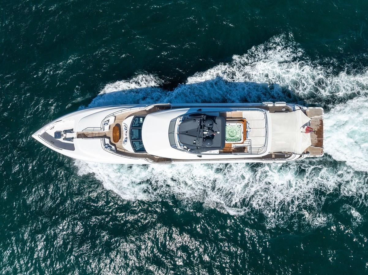 a space ship in the ocean aboard FAMILYBILT Yacht for Sale