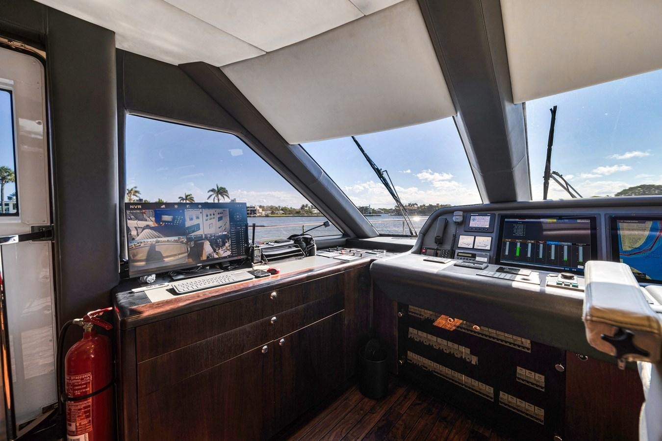 a view of the outside of a vehicle aboard FAMILYBILT Yacht for Sale