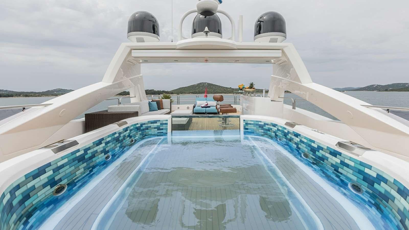 a large white building with a dome and a dome on top aboard KATARIINA I Yacht for Sale