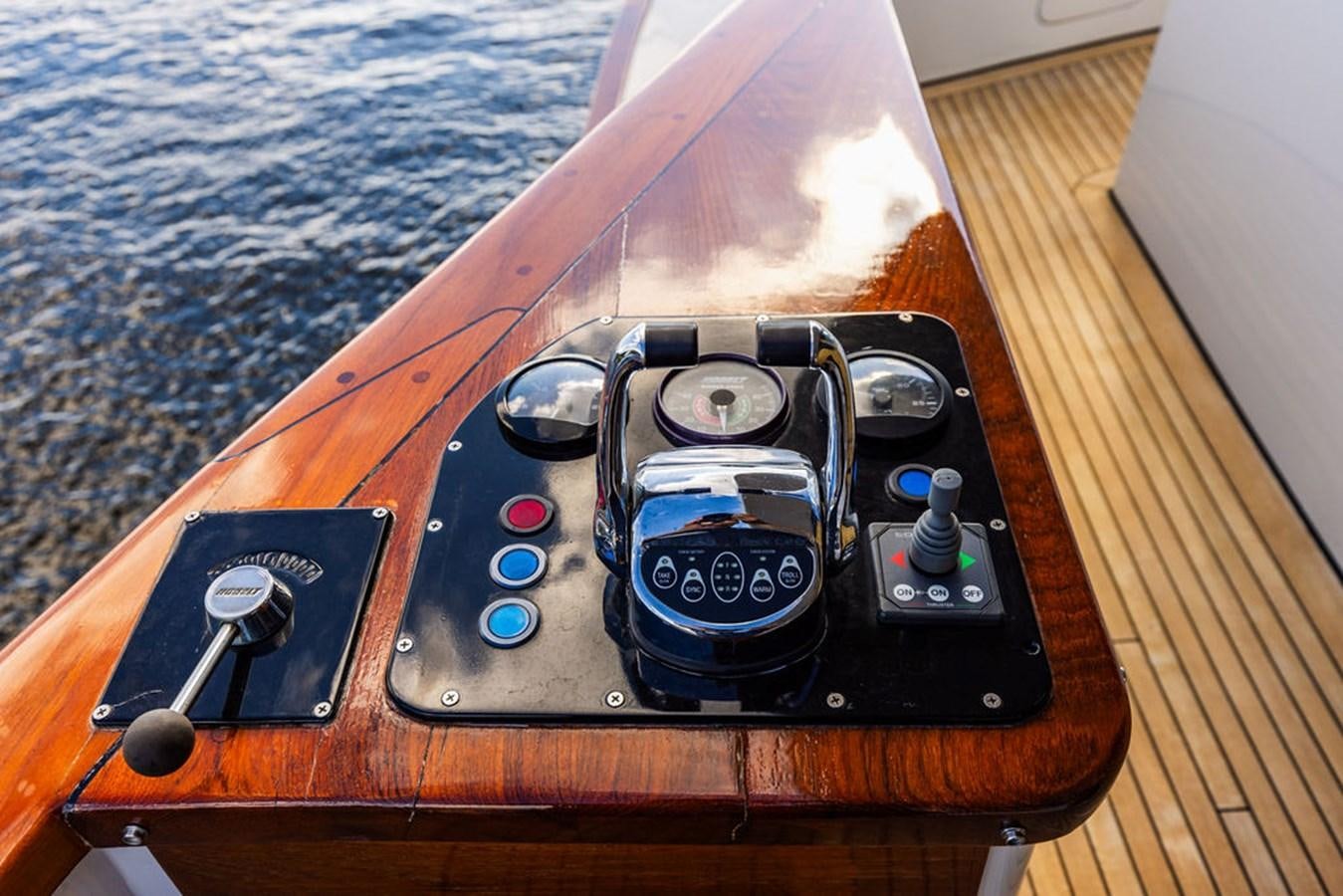 a close-up of a device aboard EMPIRE SEA Yacht for Sale