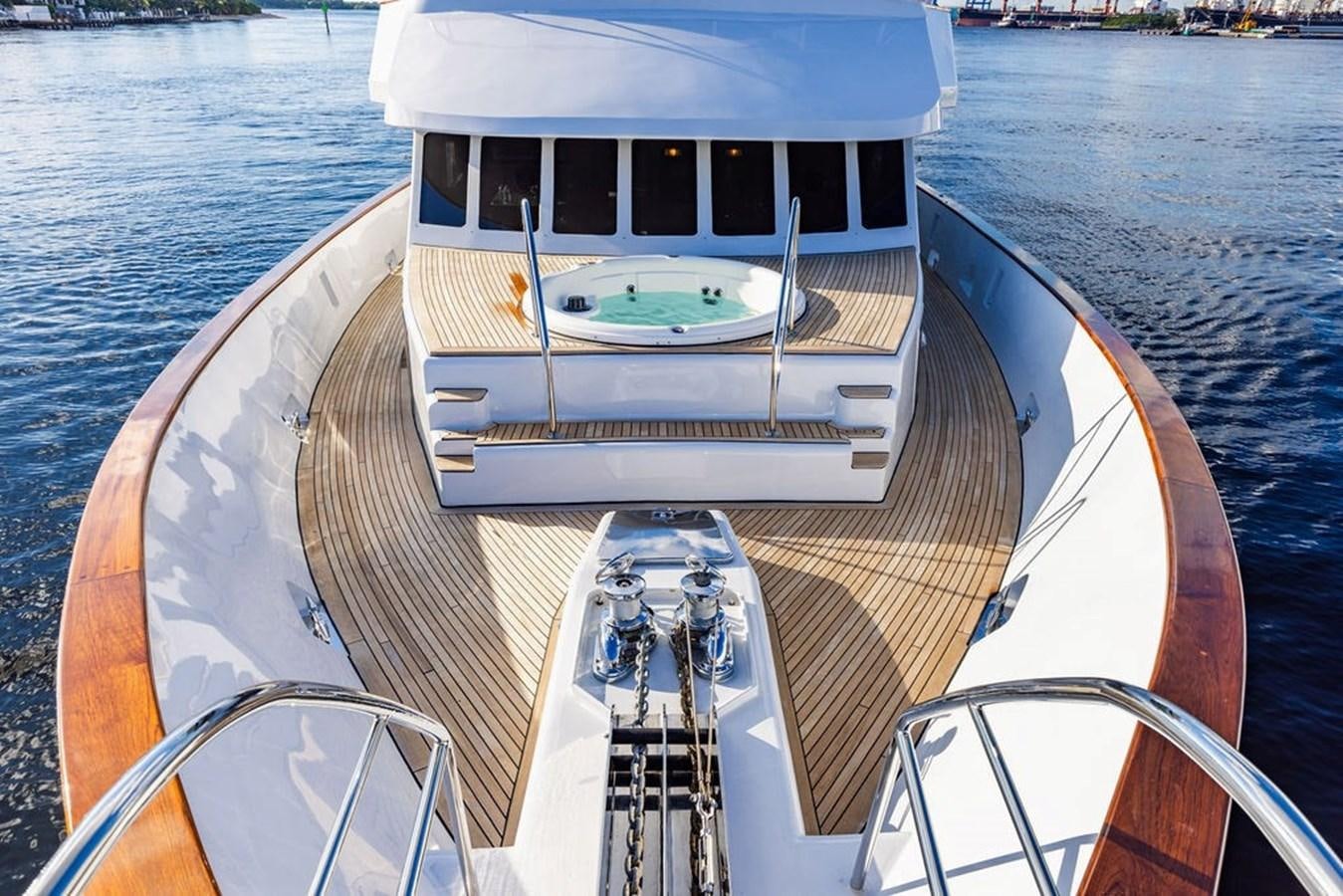 a boat on the water aboard EMPIRE SEA Yacht for Sale