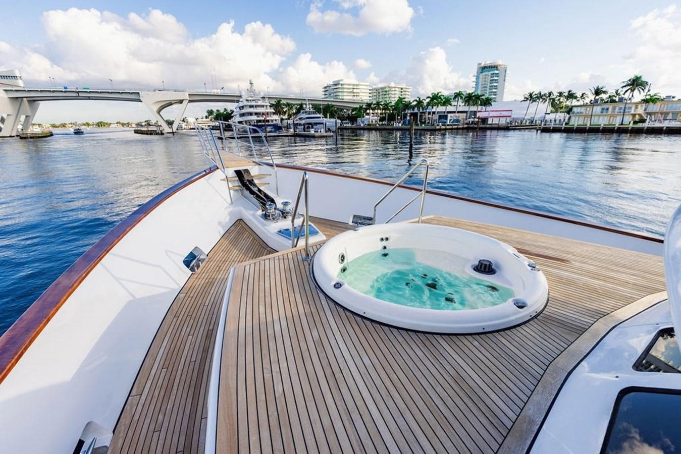 a boat on the water aboard EMPIRE SEA Yacht for Sale