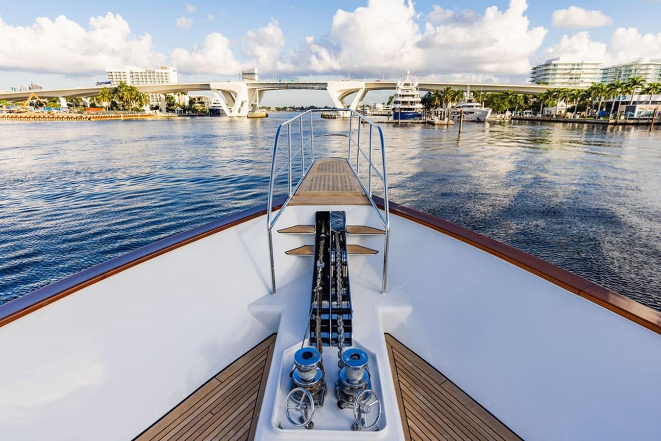 a boat on the water aboard EMPIRE SEA Yacht for Sale