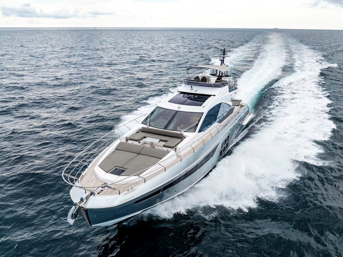 a boat on the water aboard JUST KEEP LIVIN Yacht for Sale