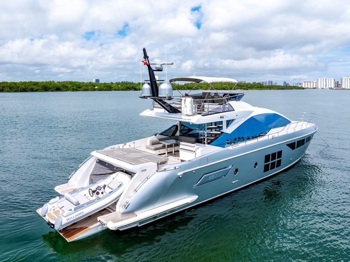 a boat on the water aboard JUST KEEP LIVIN Yacht for Sale