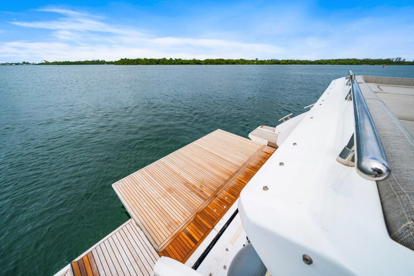 a boat on the water aboard JUST KEEP LIVIN Yacht for Sale