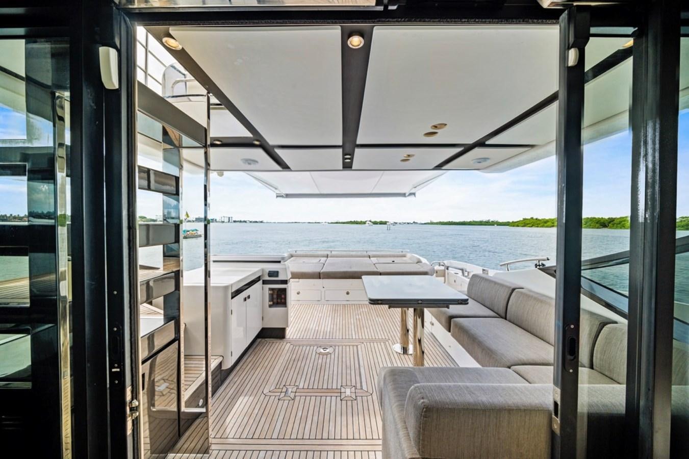 a boat on the water aboard JUST KEEP LIVIN Yacht for Sale