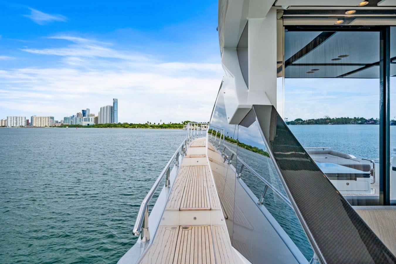 a boat on the water aboard JUST KEEP LIVIN Yacht for Sale