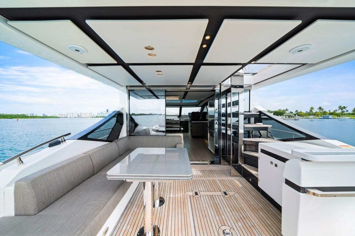 inside of a boat aboard JUST KEEP LIVIN Yacht for Sale