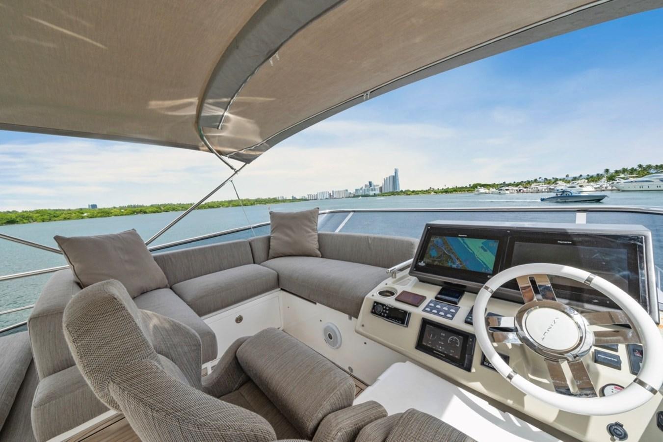 inside of a car aboard JUST KEEP LIVIN Yacht for Sale