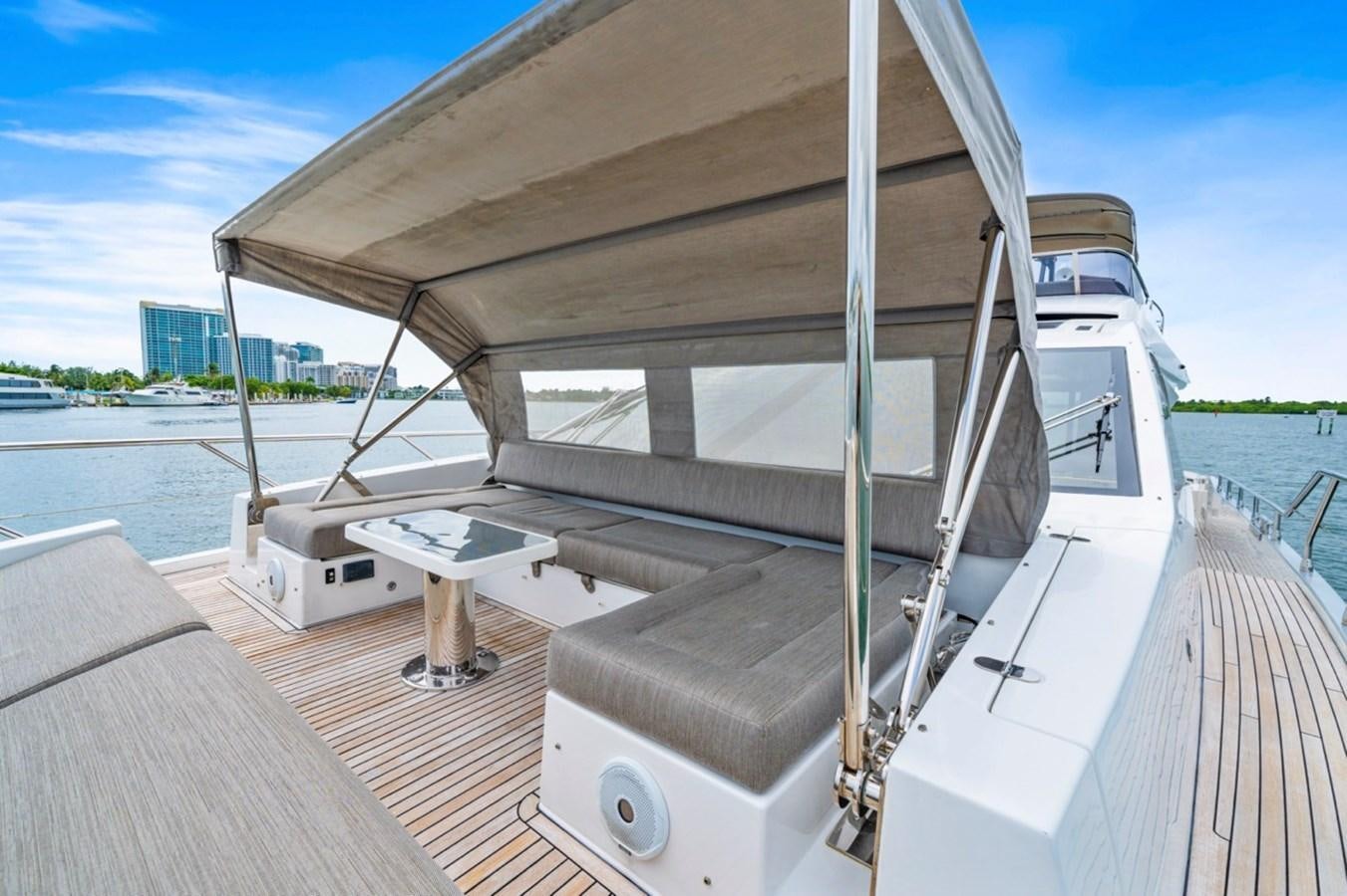 a boat on a dock aboard JUST KEEP LIVIN Yacht for Sale