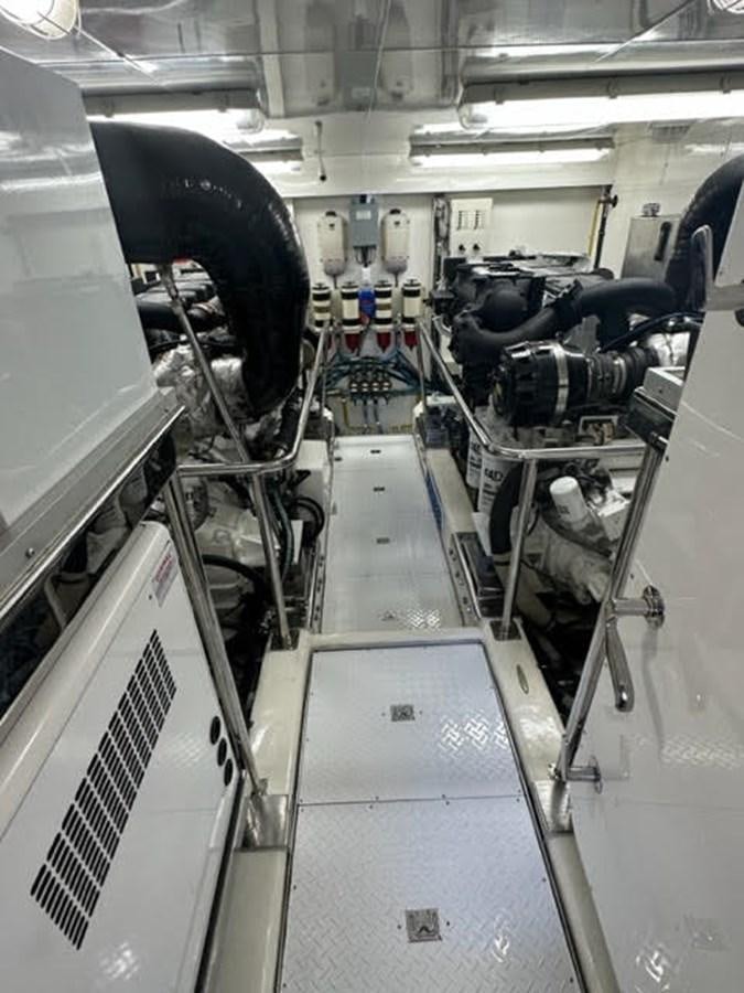 a large machine in a room aboard ISLAND GIRL Yacht for Sale