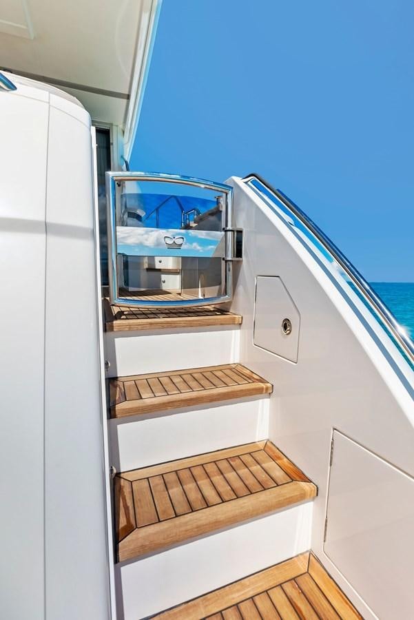a white cabinet with drawers aboard SOLIANA Yacht for Sale