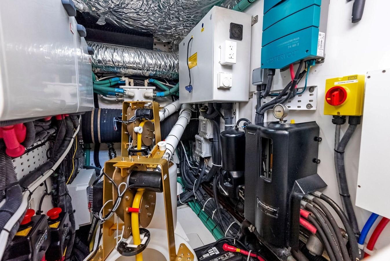 a machine with wires aboard SOLIANA Yacht for Sale