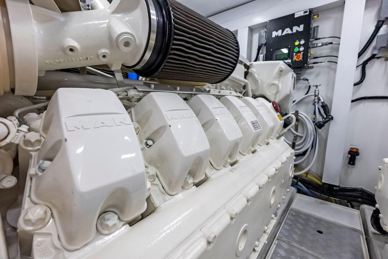 a machine with white parts aboard SOLIANA Yacht for Sale