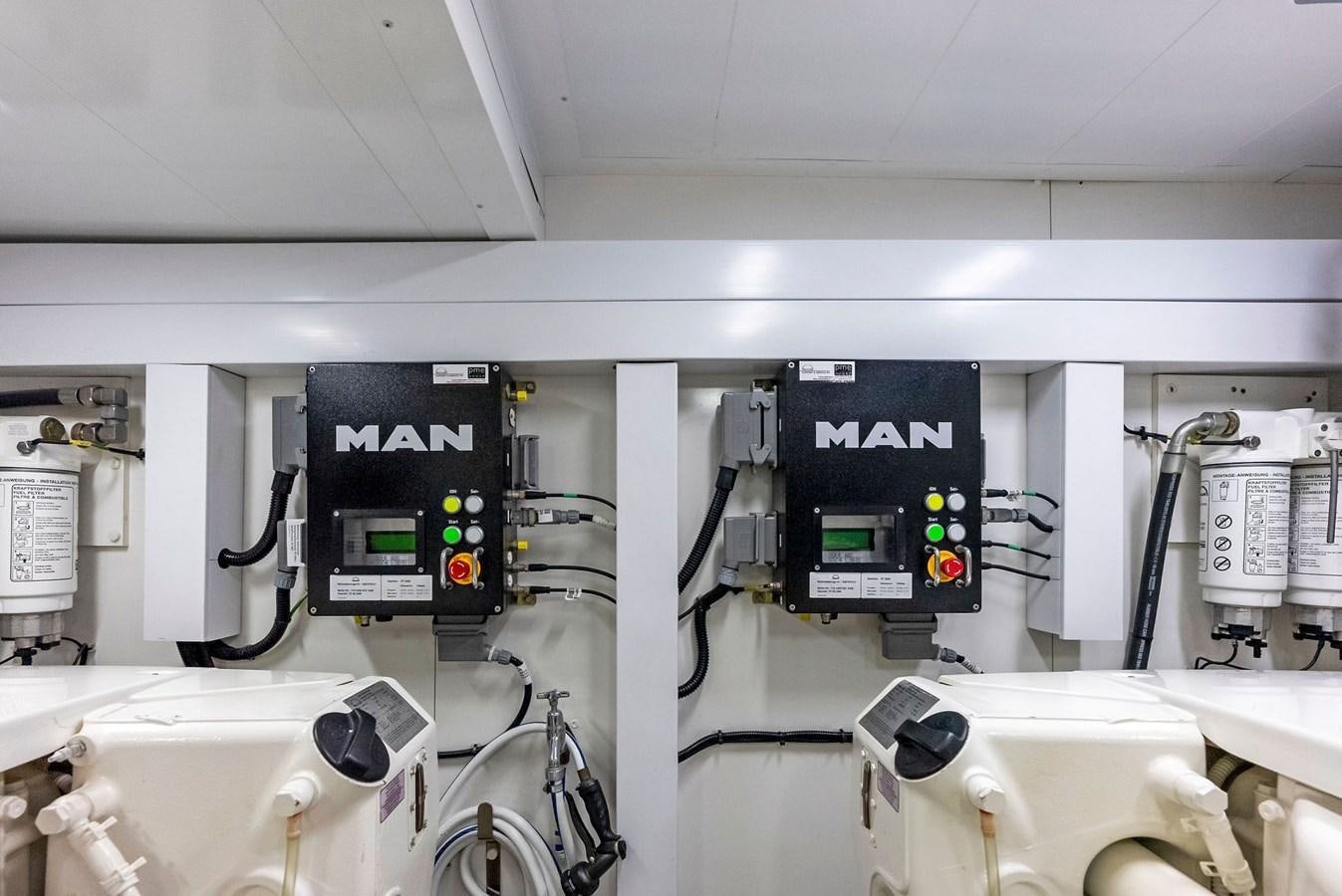 a close-up of a machine aboard SOLIANA Yacht for Sale