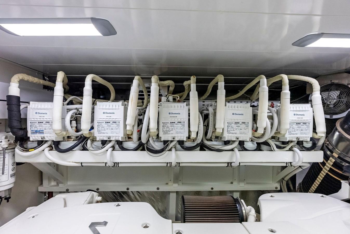 a factory with several machines aboard SOLIANA Yacht for Sale