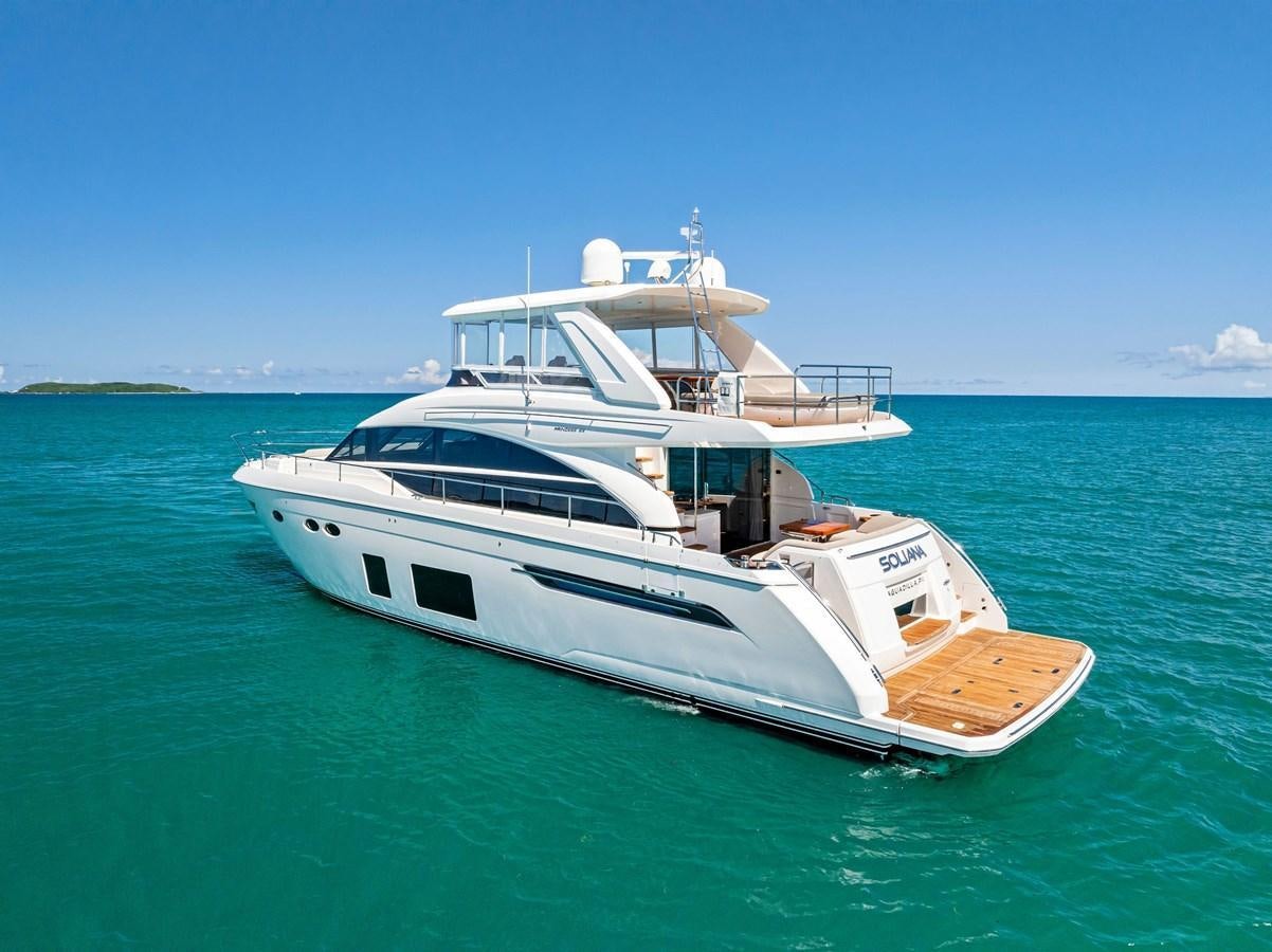 a boat in the water aboard SOLIANA Yacht for Sale